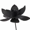 + Blumen Kerzenhalter schwarz