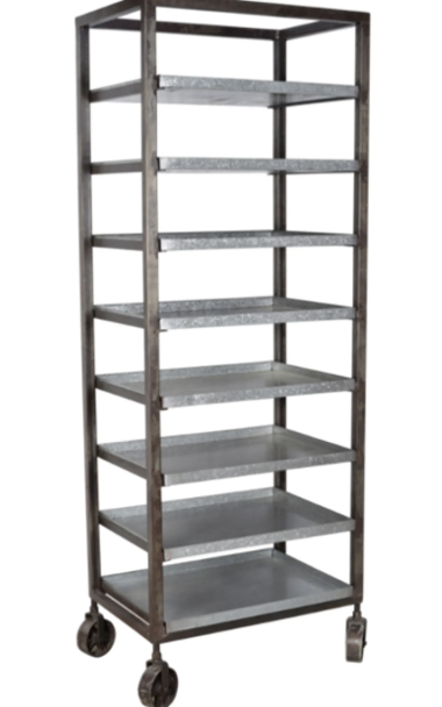 + Brotwagen - Regal mit 8 abnehmbaren Tabletts