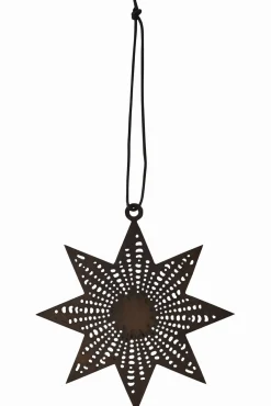 + Stern flach schwarz Ø 12 cm