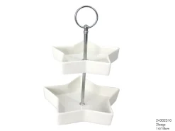 + Sternetagere tief Weiß 2-stufig