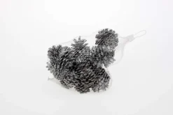 + Zapfen im Netz 200 g Silber