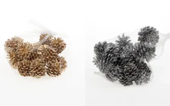 + Zapfen im Netz 200 g Silber