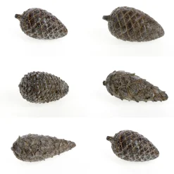 + Zapfen, taupe Glimmer XS