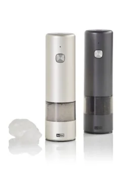 Ad Hoc Set elektrische Pfeffer- und Salzmühle i.Mill, Keramik Mahlwerk inkl. Lithium Akku