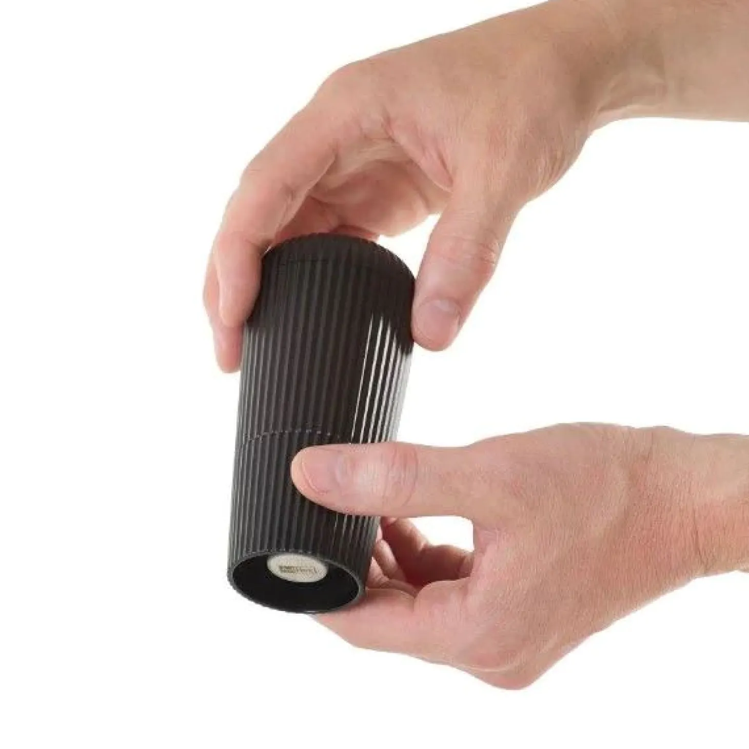 Ad Hoc Set Pfeffer und Salzmühle Scapr black & gold, Ceramic Mahlwerk