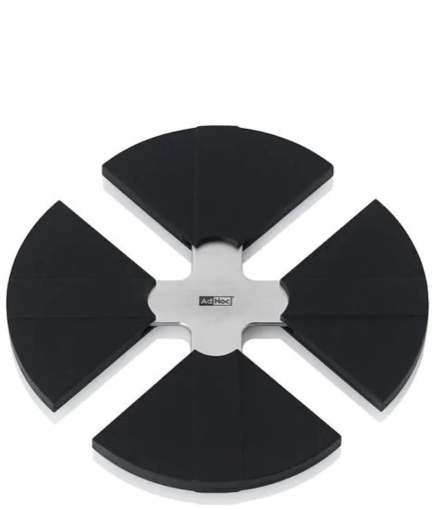 Ad Hoc Topfuntersetzer Flex, Silikon/Edelstahl Ø12,5 cm