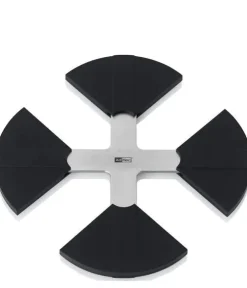 Ad Hoc Topfuntersetzer Flex, Silikon/Edelstahl Ø12,5 cm