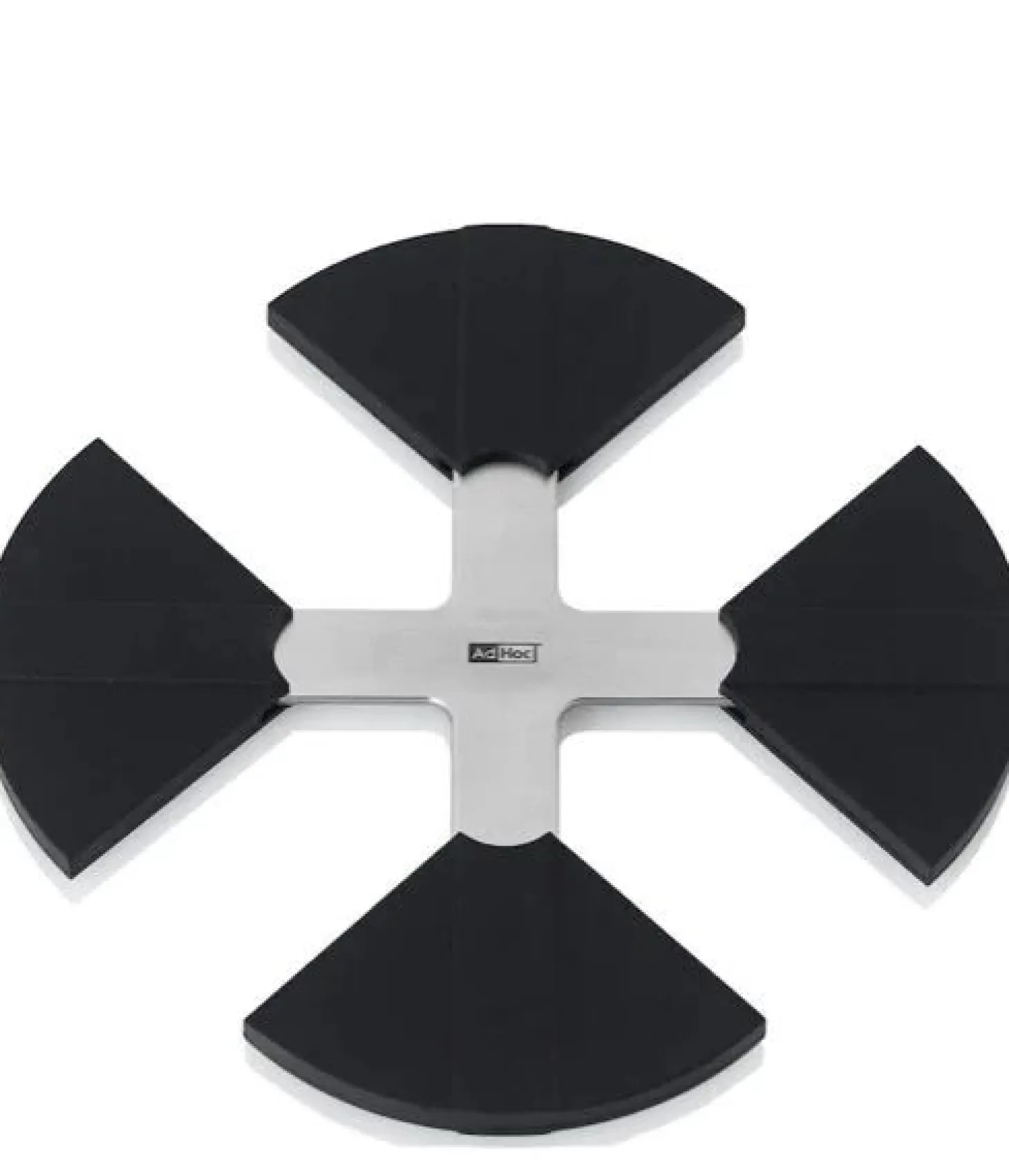 Ad Hoc Topfuntersetzer Flex, Silikon/Edelstahl Ø12,5 cm