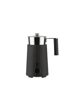 Alessi Plisse, Milchschäumer Schwarz