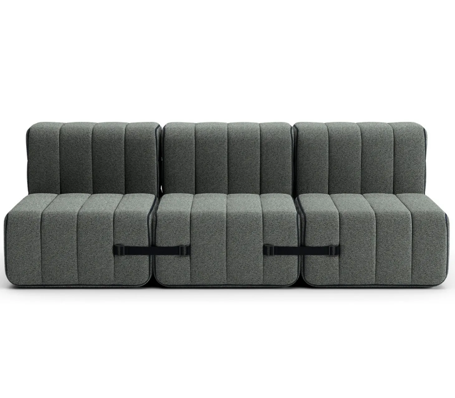 AMBIVALENZ Curt Modulsofa mit Lehne SERA Grau