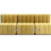 AMBIVALENZ Curt Modulsofa mit Lehne Barcelona Gelb