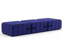 AMBIVALENZ Curt Sofaset JET Blau