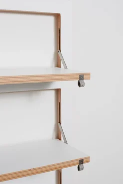 AMBIVALENZ Fläpps Regal 80x80 (3 Flächen) Weiß