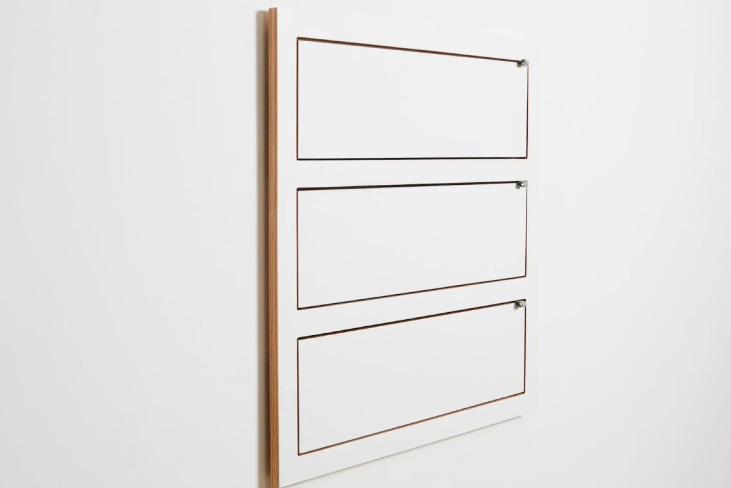 AMBIVALENZ Fläpps Regal 80x80 (3 Flächen) Weiß