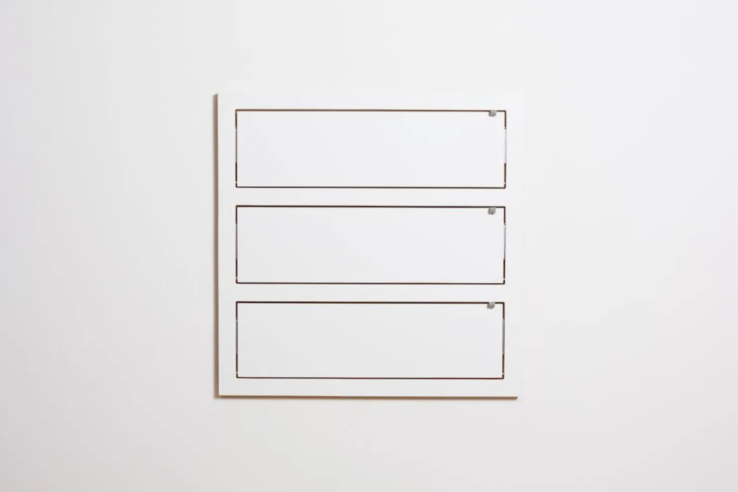 AMBIVALENZ Fläpps Regal 80x80 (3 Flächen) Weiß