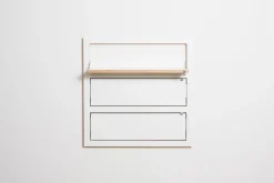 AMBIVALENZ Fläpps Regal 80x80 (3 Flächen) Weiß