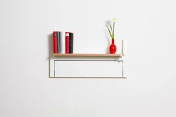 AMBIVALENZ Fläpps Regal 80x40 (2 Flächen) Schwarz