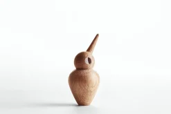 ARCHITECTMADE Bird - Holzfigur Smoked klein