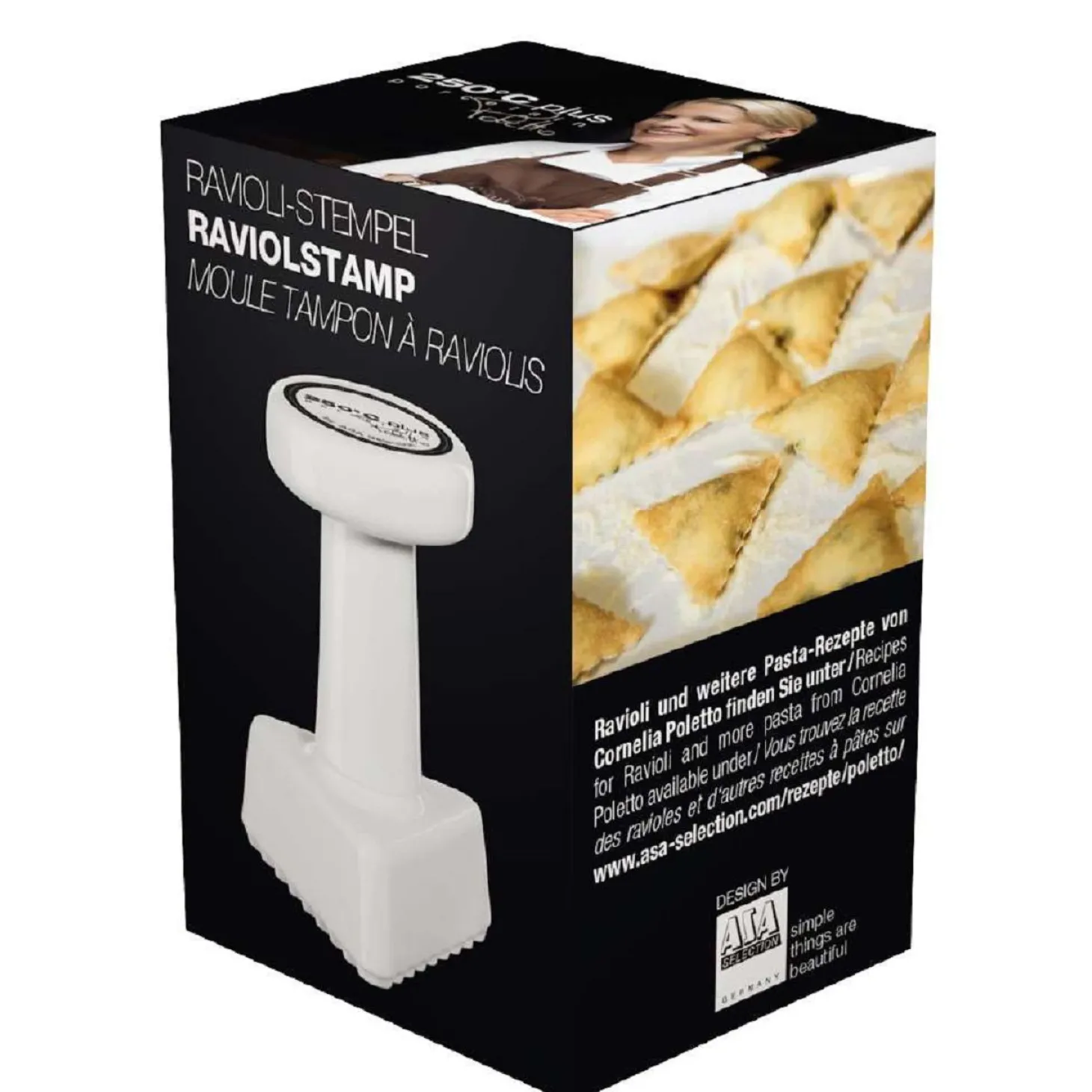 ASA Selection 250° C plus - Raviolistempel rund