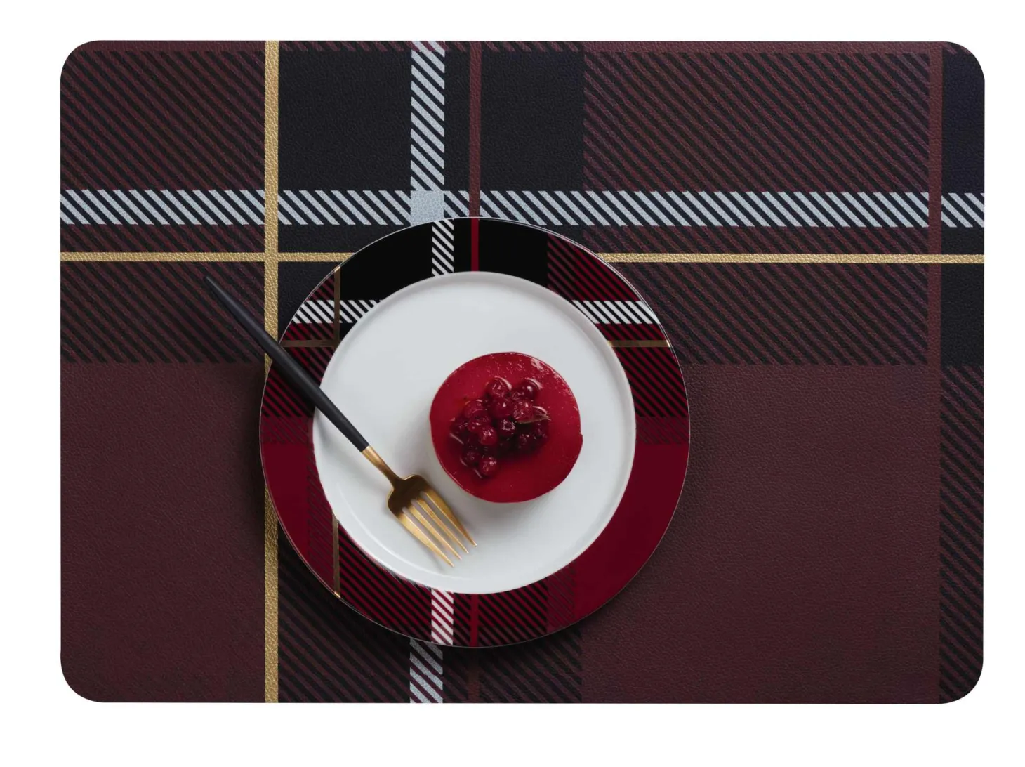 ASA Selection Tischset - Tartan rot