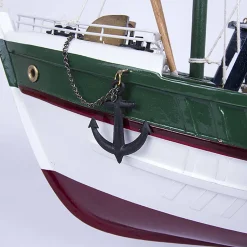 Batela Fischerboot Deko (Holz / Holzoptik)