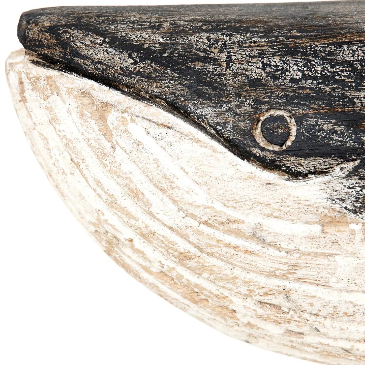 Batela Gealterter Deko - Wal mit Basis