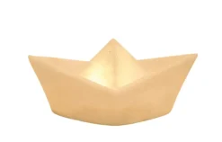 Batela Kleine Bootslampe aus Harz, Länge 15,5 cm, Höhe 8 cm