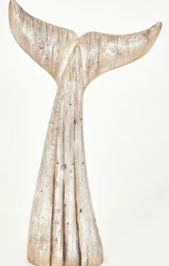 Batela Kleiner Walschwanz aus Holz Vintage Shabby Chic