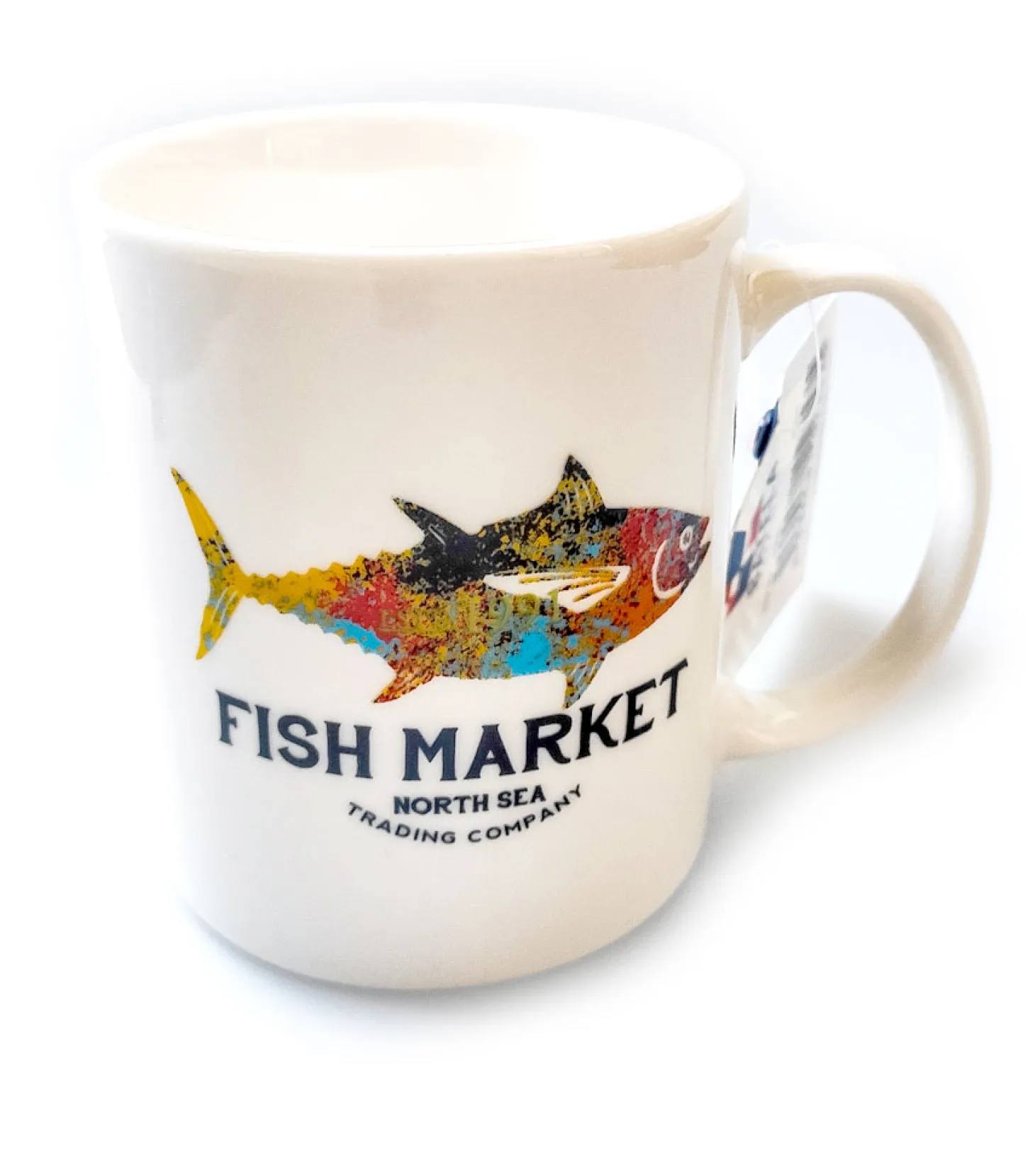 Batela Tasse mit buntem Thunfisch - Anglertasse