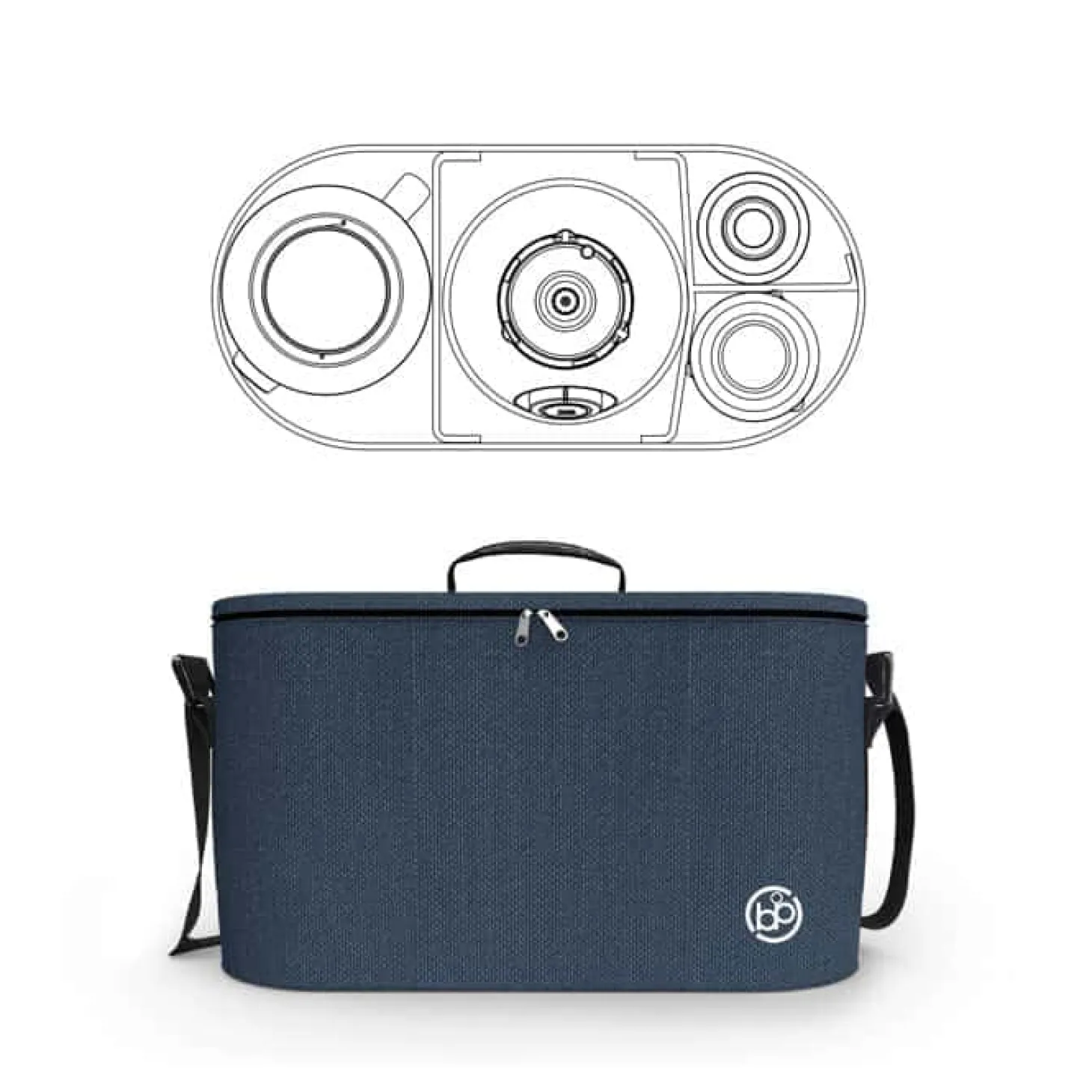 bianco di puro Hochleistungsmixer Attivo Metallic Grau