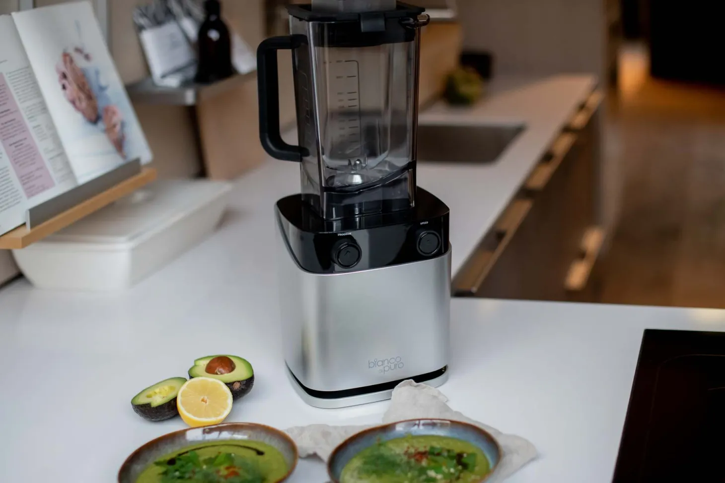 bianco di puro Hochleistungsmixer Volto N white