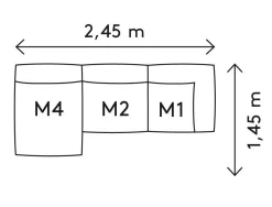 Blomus GROW Outdoor Lounge - Kombination D Coal