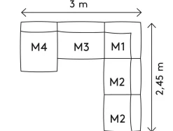 Blomus GROW Outdoor Lounge - Kombination H Coal