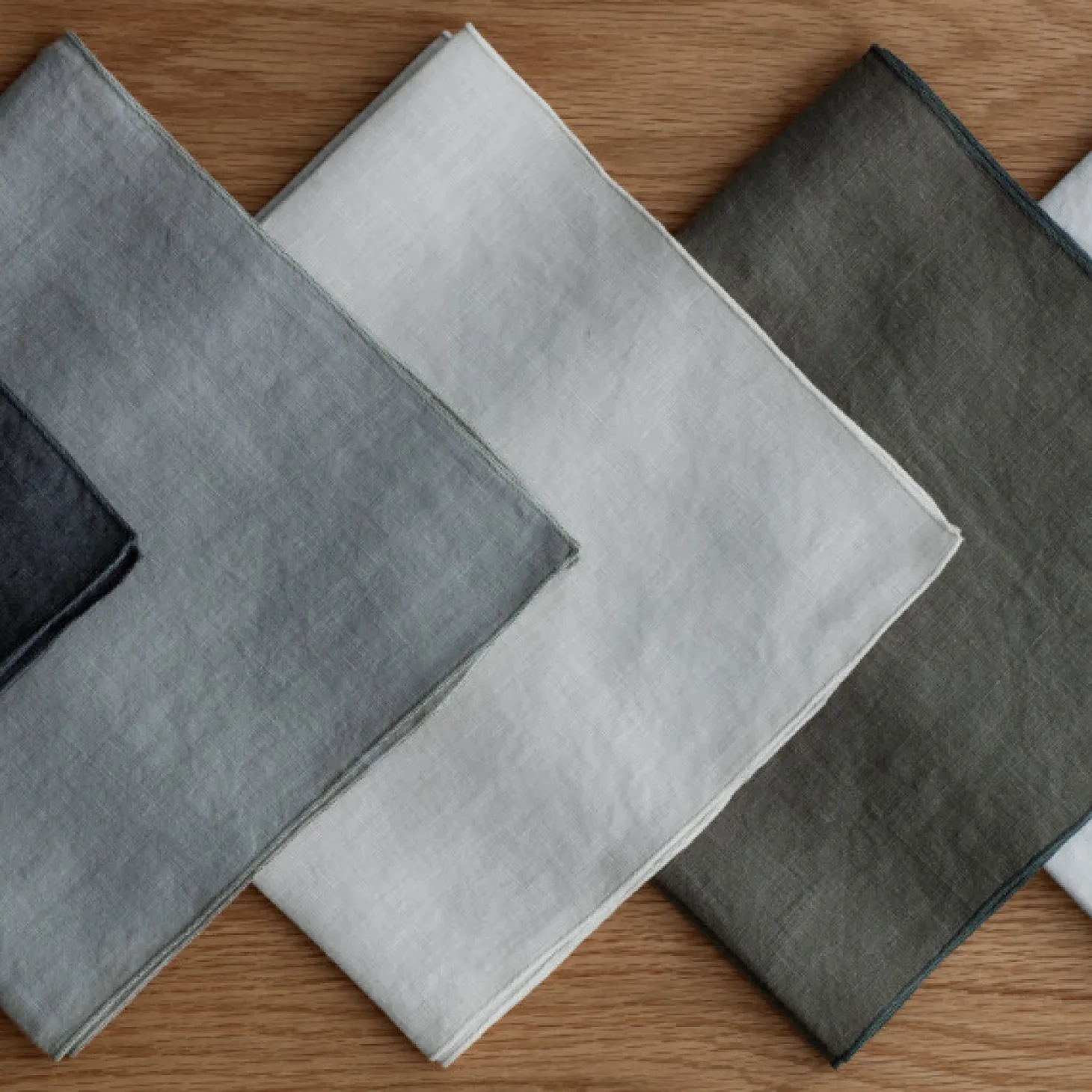 Blomus LINEO Leinen-Serviette Micro Chip