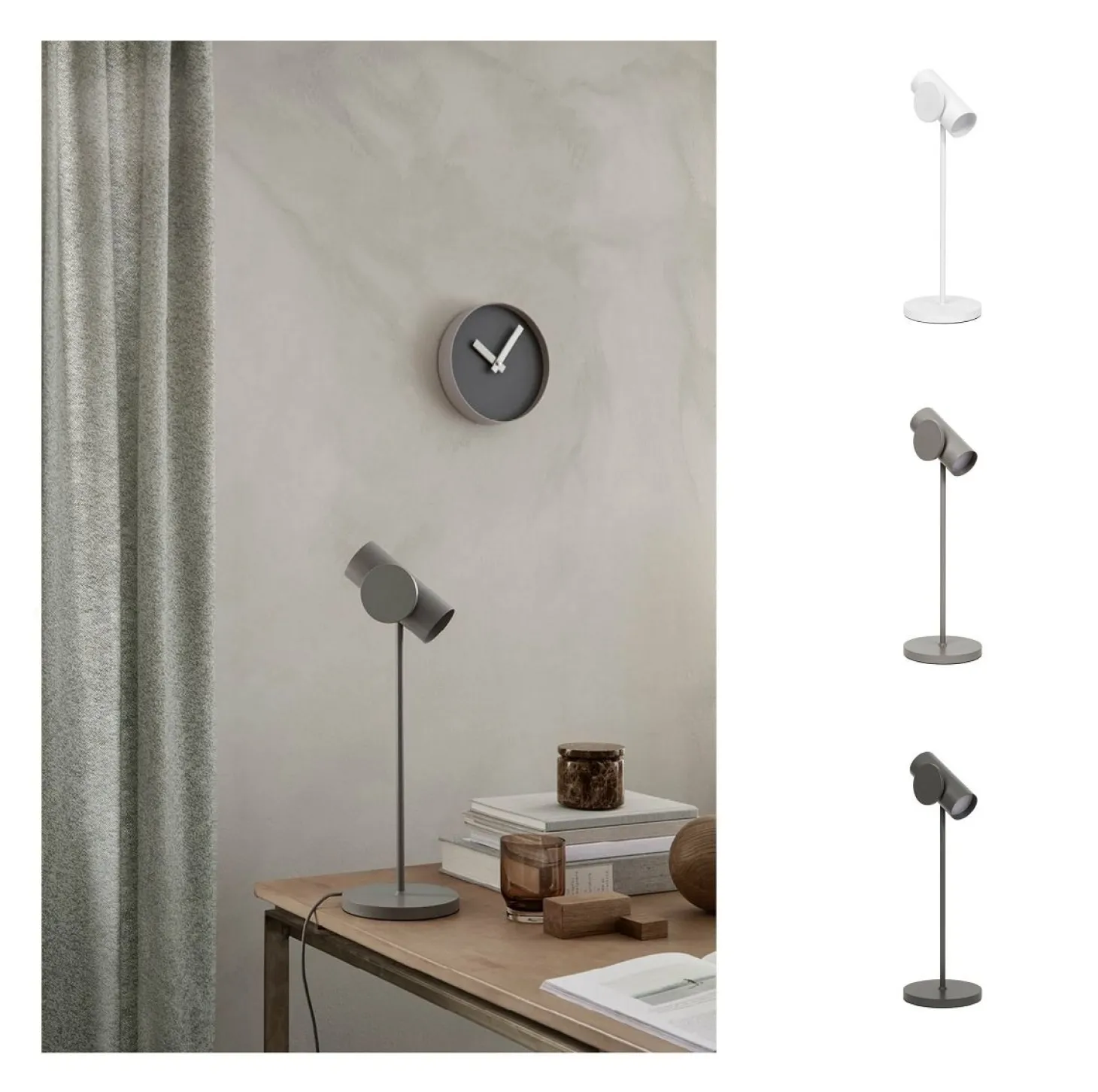 Blomus Minimalistische Schreibtischleuchte STAGE Lily White