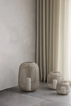 Blomus Windlicht Lito XS | Ø 13,5 cm, H 10 cm Burned Metal