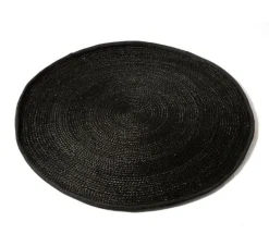 byBenson Deluxe runder Teppich Black