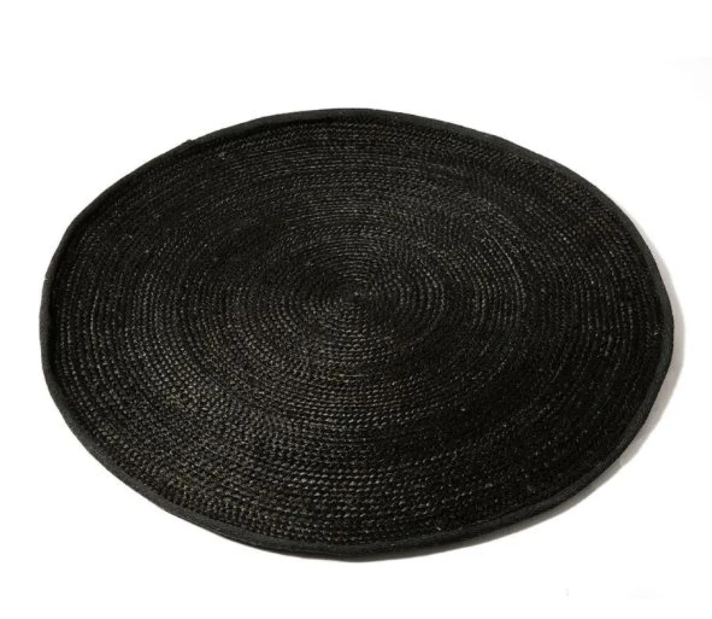 byBenson Deluxe runder Teppich Black