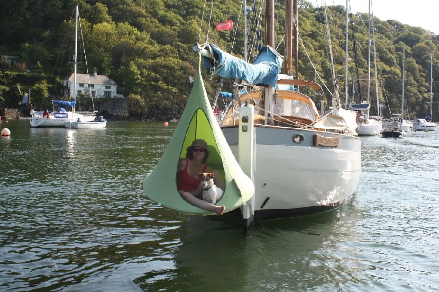 Cacoon Cacoon Hängesessel Bebo blattgrün Ø 1,20m