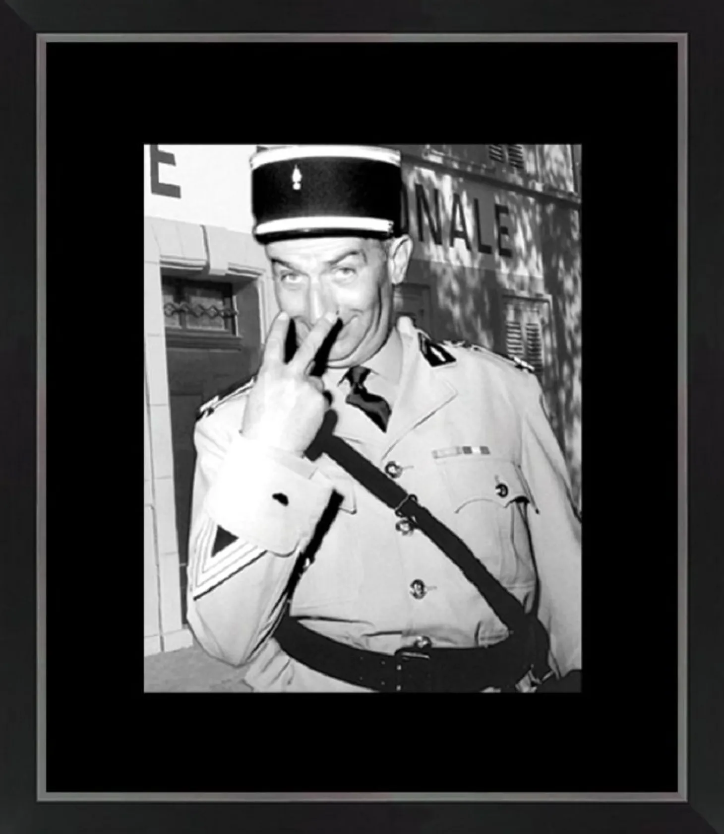 Cadr Aven Bild Le Gedarme 30*40 cm