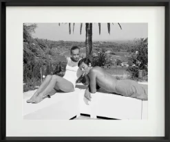 Cadr Aven Eingerahmtes Bild Prestige - La Piscine 50*60 cm weiß