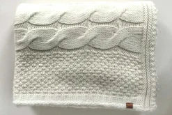 Carma Strickplaid Siena off white
