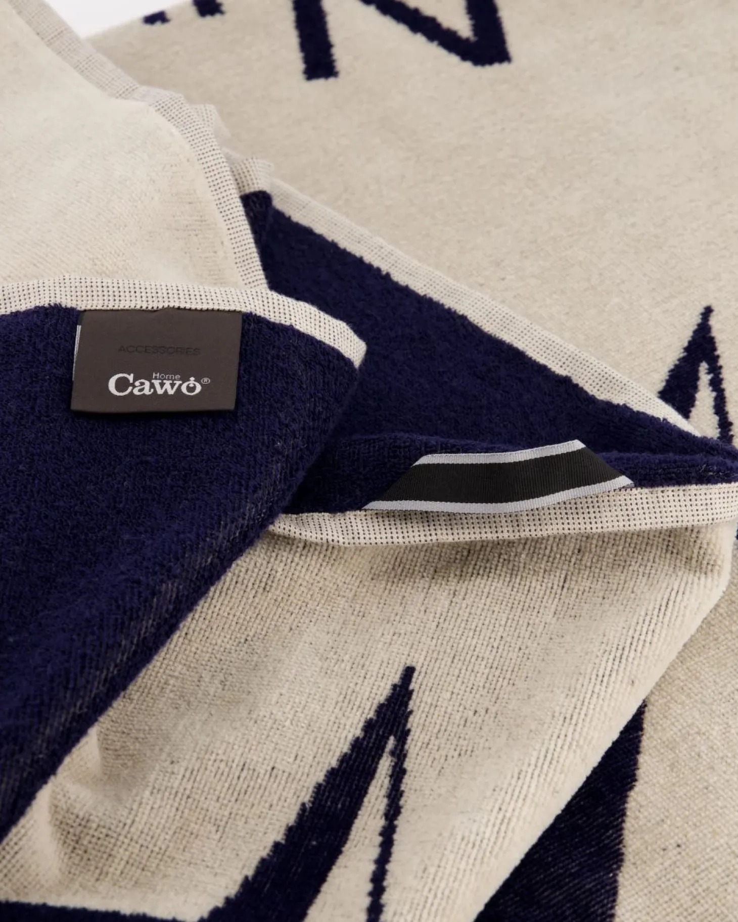 Cawö Koordinaten Strandtuch 80 x 180 cm