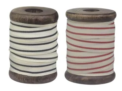 Chic Antique Altfranz. Urkundenschnurr schwarz gestreift