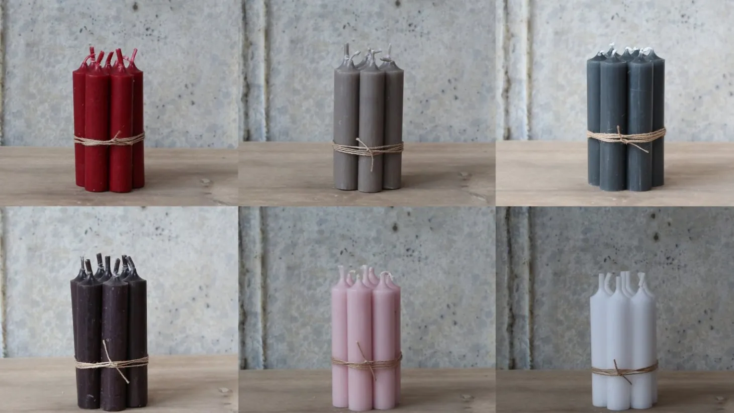 Chic Antique Mini Stabkerze H. 11 cm weiß