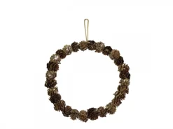 Chic Antique Zapfenkranz Gold Glitter Ø 23 cm