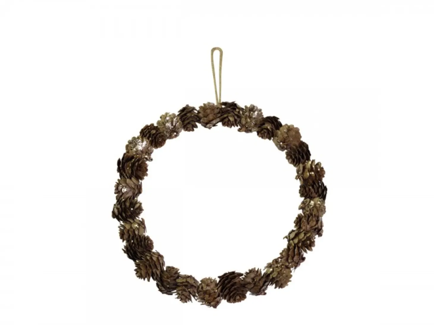 Chic Antique Zapfenkranz Gold Glitter Ø 23 cm