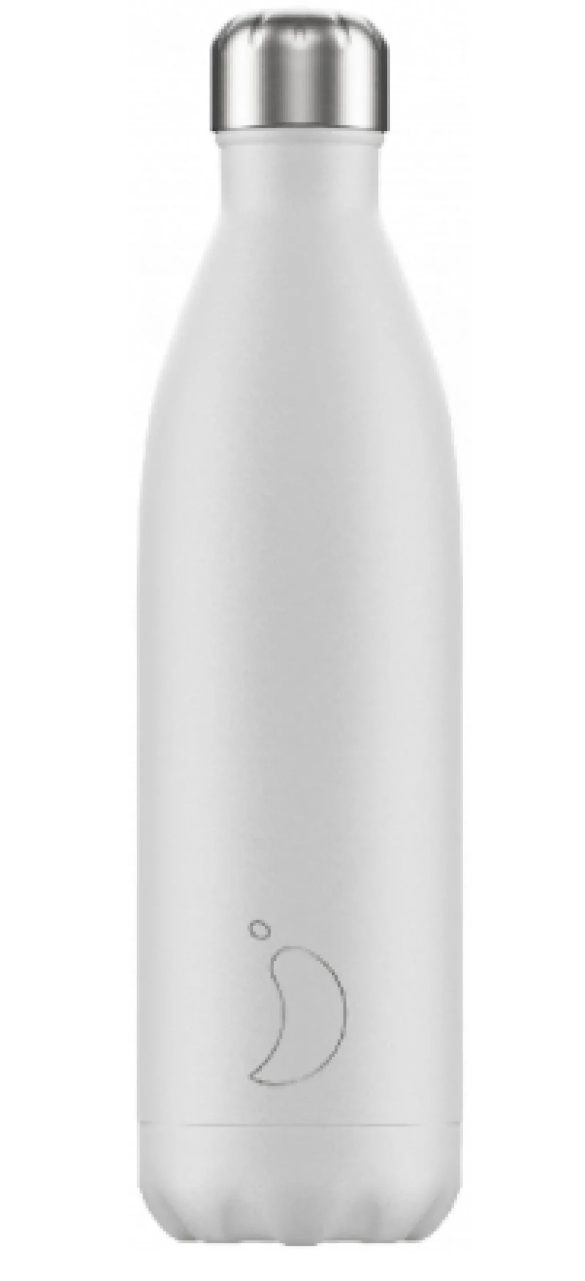 Chilly's Thermosflasche Einfarbig 500ml weiß