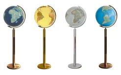 Columbus Standglobus Imperator Ø 40 cm Duo Alba Edelstahl