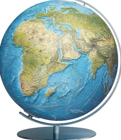 Columbus Tischglobus Regent Ø 34cm Duorama Acrylglas Edelstahl